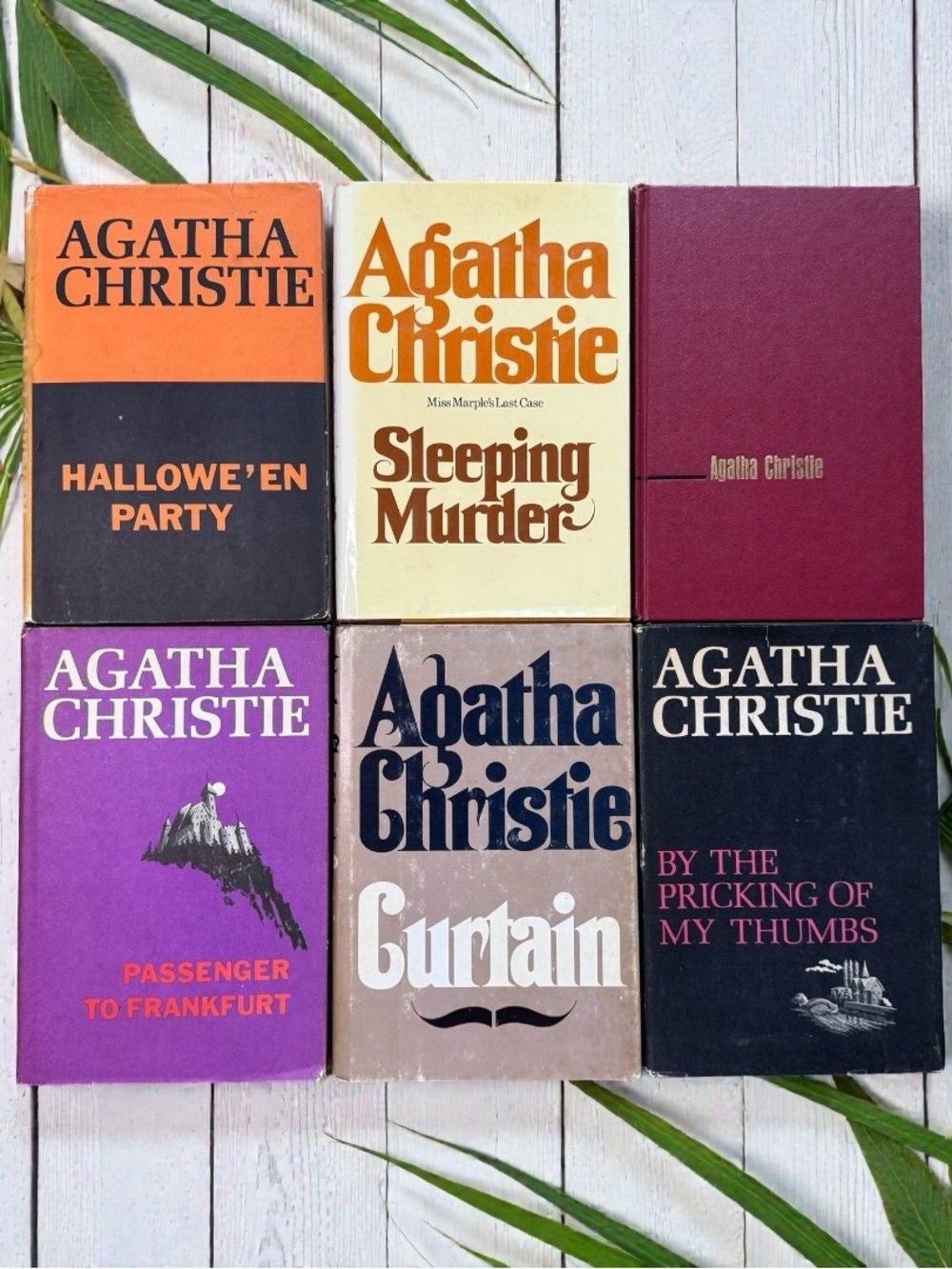 Vintage Agatha Christie Hardcover Mystery Book Lot | 1960s-1970s